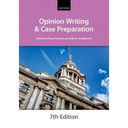 Bar Manual: Opinion Writing and Case Preparation 7th ed